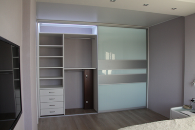 Шкаф встроенный 3500мм с подсветкой