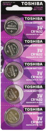 Батарейка литиевая Toshiba CR1632/5BL 5 штук