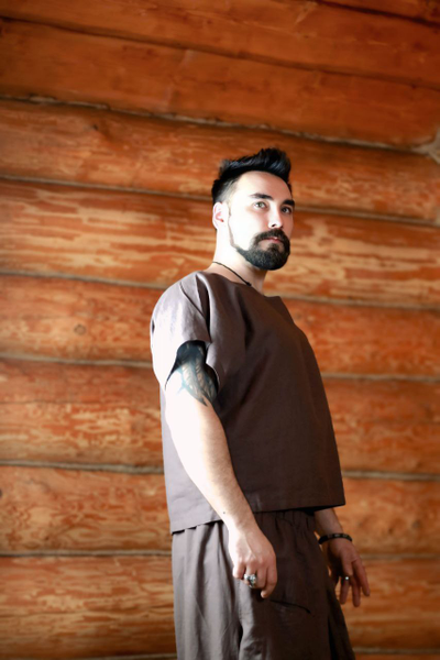 Конопляный костюм для пар-мастера "Дар Дзена"