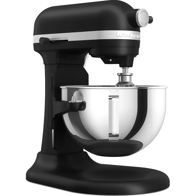 Миксер профессиональный KitchenAid, Heavy Duty, чаша 5,2 л., черный матовый, 5KSM55SXXEBM