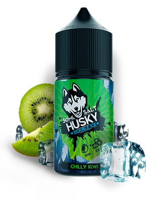 HUSKY DOUBLE ICE SALT (20 MG) 30ml - CHILLY KIWI (ЛЕДЯНОЙ КИВИ)