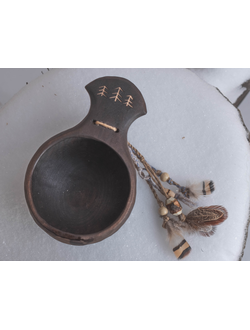 Wooden cup "Shaman" (Free shipping worldwide) (variant 1)