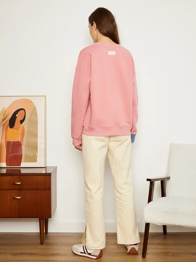 ЖЕНСКИЙ СВИТШОТ "РОЗОВАЯ ПАСТЕЛЬ"