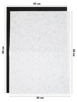 Фильтры для вытяжки MONDO 45×60 см, жировой + угольный, комплект