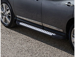 Пороги для Nisssan Pathfinder BMW Style