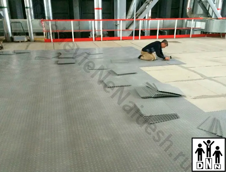 Модульная плитка ПВХ