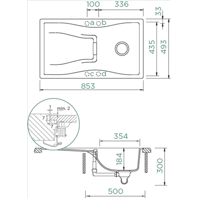Мойка Schock WATERFALL 45DF