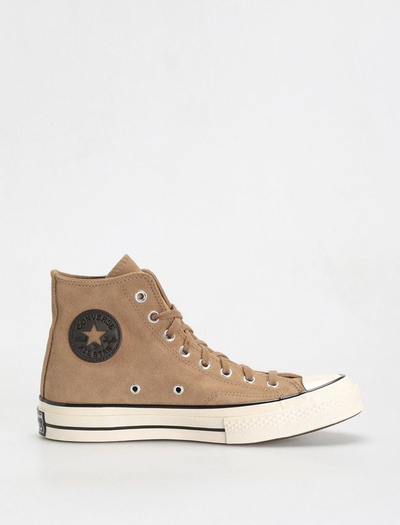 Кеды Converse Chuck Taylor 70 замшевые бежевые высокие