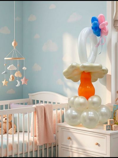 Соска (пустышка) из воздушных шаров