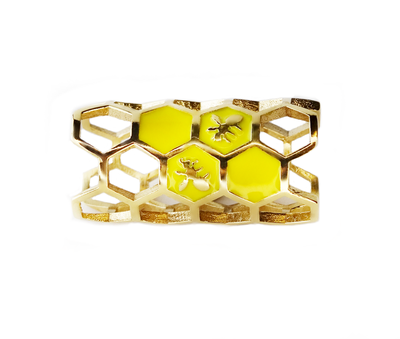 Подвеска-кольцо Соты МОХНАТЫЙ ШМЕЛЬ Collection