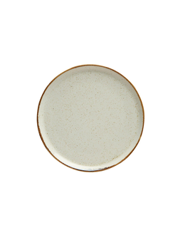 Тарелка для пиццы 20 см цвет бежевый