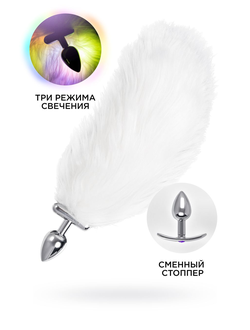 712029 Втулка со светящимся хвостом Metal by TOYFA, металл, серебристая, 25,5 см