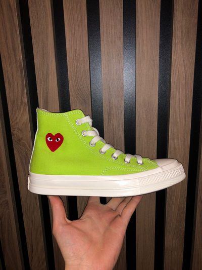 Кеды Converse Play Comme Des Garcons Салатовые женские 168299C фото