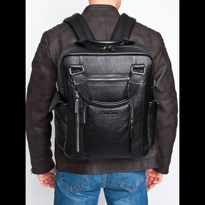 Кожаный рюкзак Corruda Premium black (арт. 3092-61)