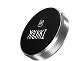 2000131424544	 Автодержатель для телефона YOLKKI Tour на панель (с магнитом) серебро