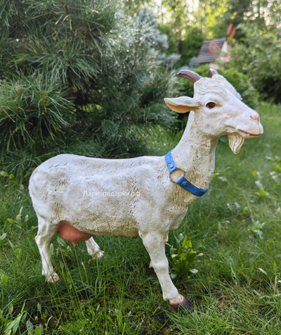 КОЗОЧКА садовая фигура 42*46см  1,7кг  полистоун - не боится влаги и перепадов температур  Россия 2348/012697
