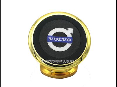 Магнитный держатель для телефона в машину VOLVO (золото)