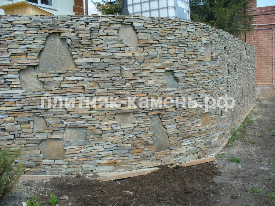 натуральный камень, плитняк продажа, укладка  