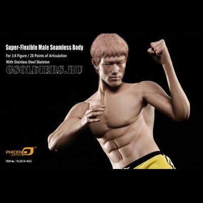 Супер-подвижное бесшовное мужское тело PL2016-M32 1/6 Super flexible Male Seamless Body - TBleague
