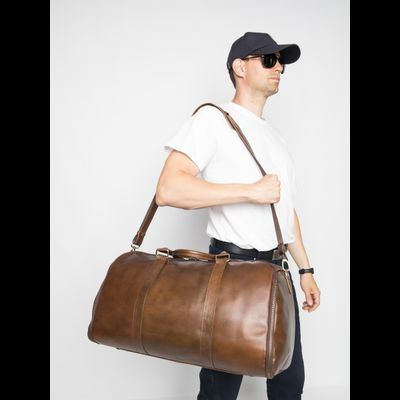 Кожаный портплед / дорожная сумка Goffredo 
Premium brown (арт. 4045-63)