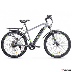 Электровелосипед Eltreco XT 800 Pro (Серо-зеленый)