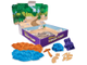 Кинетический песок Kinetic sand 340гр, 2 цвета, Набор с формочками и игрушками &quot;Динозавры&quot;