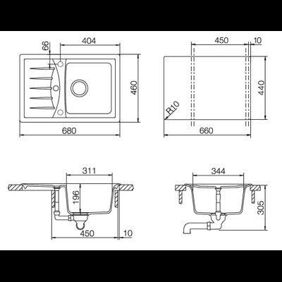 Мойка Schock Genius 45D Small