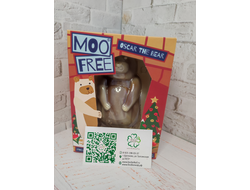 Шоколадный медведь в молочном шоколаде низкоблековый Moo Free, 80г