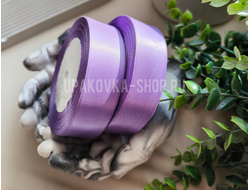 ЛЕНТА АТЛАСНАЯ, 2.5 СМ., РУЛОН  (23м.) СИРЕНЕВЫЙ