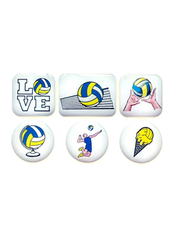 Набор волейбольных  3d стикеров