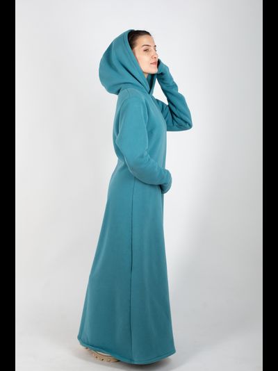 Платье из футера «Прялка времени»