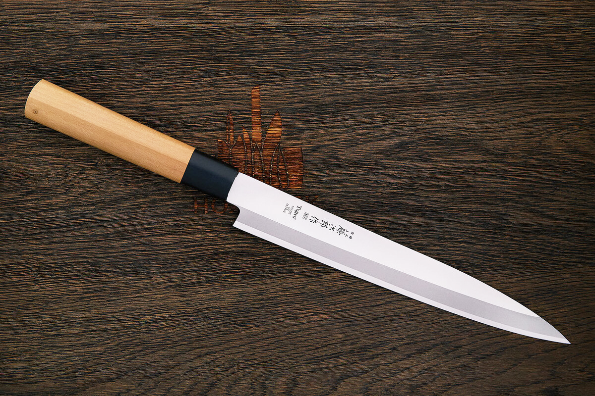 Японский нож Янагиба. Нож Янагиба Tojiro f-1056. Японские кухонные ножи Самура. Японский нож для суши Янагиба.