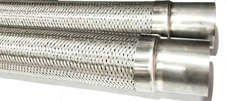 МРВД Металлорукав высокого давления из нержавеющей стали с патрубками под приварку