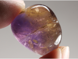 Аметрин, галтовка, Боливия (23*21*18 мм, 13,2 г) №38334