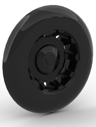 Wheel Cover 10 Spoke Recessed, Black (49098 / 6253649)