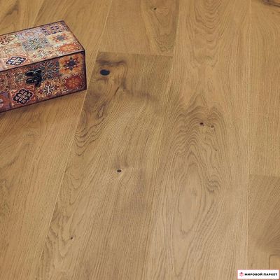 Паркетная доска PolarWood Elegance Дуб Premium Noble Brown 188 мм 1-полосная масло с фаской замок 2G толщина 14 мм 3 м2