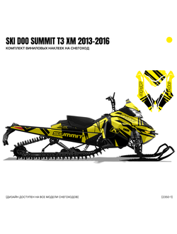 Наклейки на снегоход SKI DOO summit T3 2013 2014 2015 2016 #2350-1