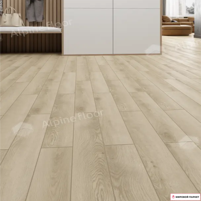 Ламинат Alpine Floor Herringbone 12 Pro Дуб Орлеан LF106-08 34 класс толщина 12 мм с фаской 1.1017 м2