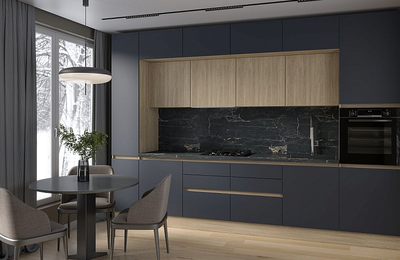 Кухня ЖЕНЕВА - Стол с ящиками СЯ-60 (2)