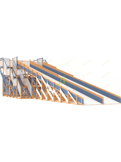 Зимняя горка IgraGrad Snow Fox, скат 18 м мод.2