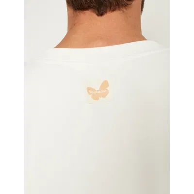 МУЖСКОЙ СВИТШОТ БЕЛЫЙ "ЦВЕТОЧНЫЕ КЕДЫ"