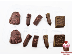 Форма пластик Школьный набор