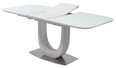 Стол FLORIDA 140 WHITE матовое стекло М-City