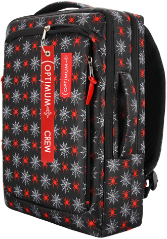 Рюкзак сумка для ноутбука диагональю до 17.3 дюймов Optimum 17.3" RL, пауки