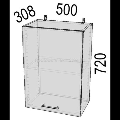 Шкаф кухонный Аляска А-50 (500)