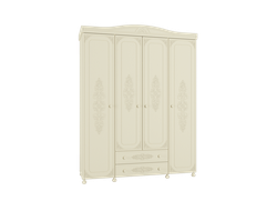 АС-28  Шкаф четырехстворчатый ваниль/ваниль
