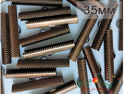 ЗАЖИМЫ ДЛЯ ЛЕНТ - 35мм - МЕДЬ