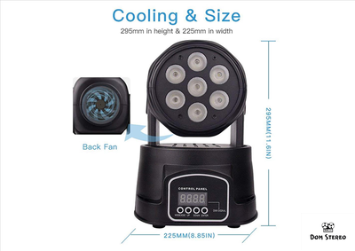 Размеры Big Dipper LM70S световой прибор