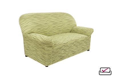 Чехол на 2х местный диван Тела Ридже Зеленый. ИТАЛИЯ