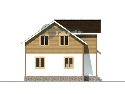 ДЖ-14 ГАБАРИТНЫЕ РАЗМЕРЫ: (10Х8М) 1,5 ЭТАЖА, ОБЩАЯ ПЛОЩАДЬ: 145М²